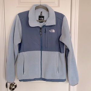 North Face Denali Fleece Jacket Light Blue Medium